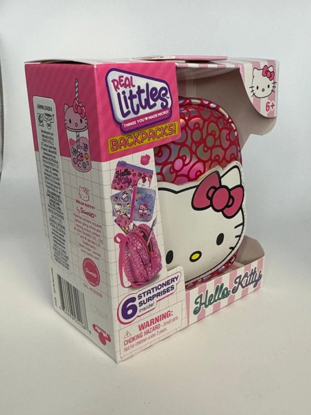 🎀 NIB. Hello Kitty Real Littles Mini Backpack Stationary Playset